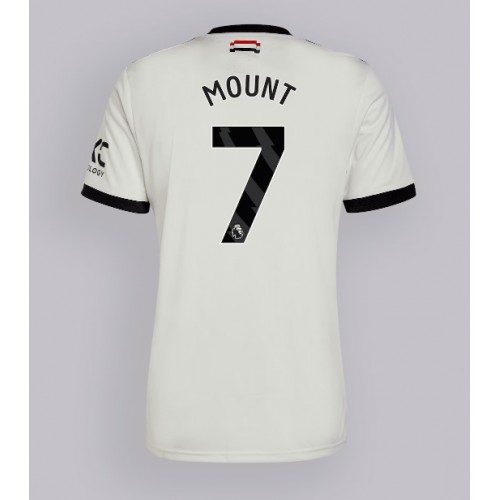 Fotbalové Dres Manchester United Mason Mount #7 Alternativní 2024-25 Krátký Rukáv